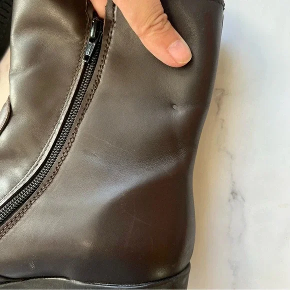 Martino Lindsay Weatherproof Leather Canadian Made Women's Boots Brown Size 10 - Picture 10 of 15